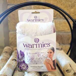 NEW! Warmies Neck Wrap, Microwaveable Marshmallow Lavender, 1 Wrap